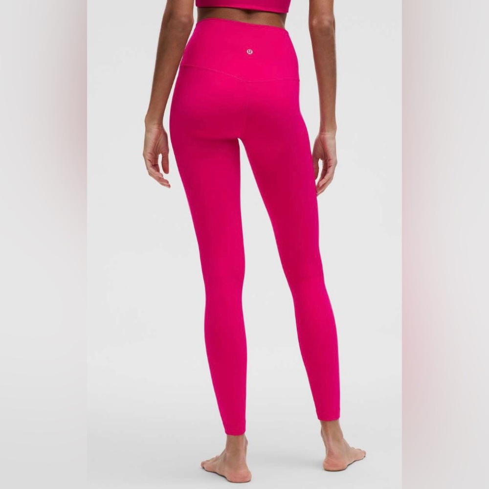Lululemon NWT Align Pants 28” Leggings High Rise Passionate Pink Size 12